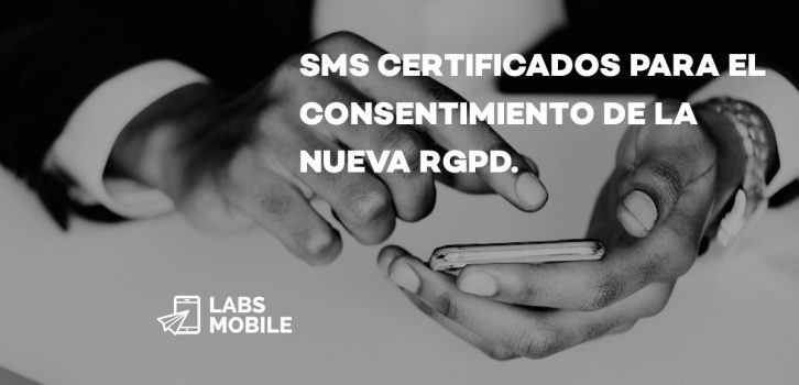 SMS Certificados para RGPD 