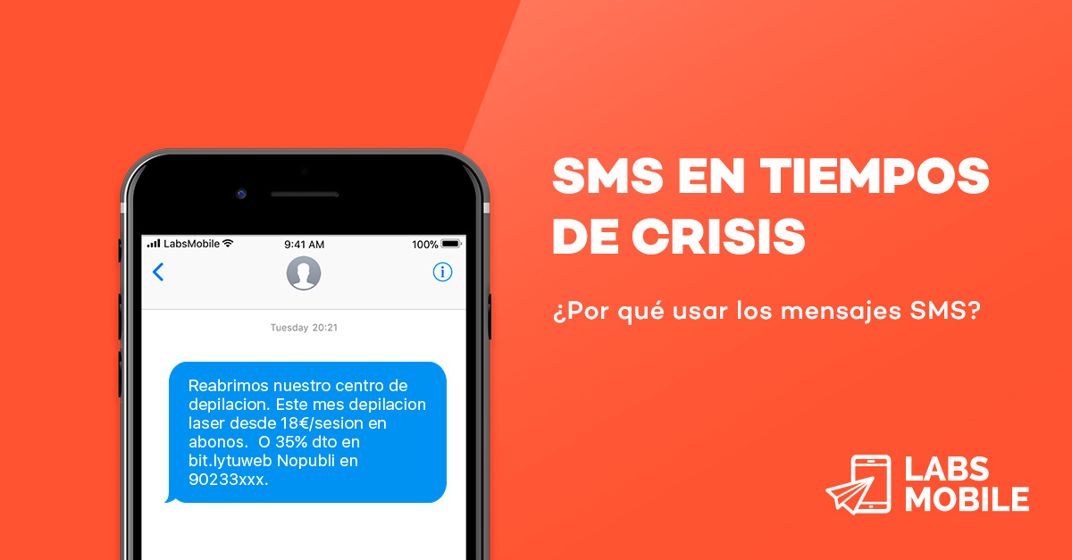SMS en tiempos de crisis
