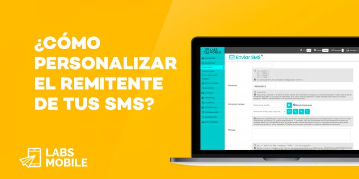 ¿Cómo personalizar el remitente de tus SMS 